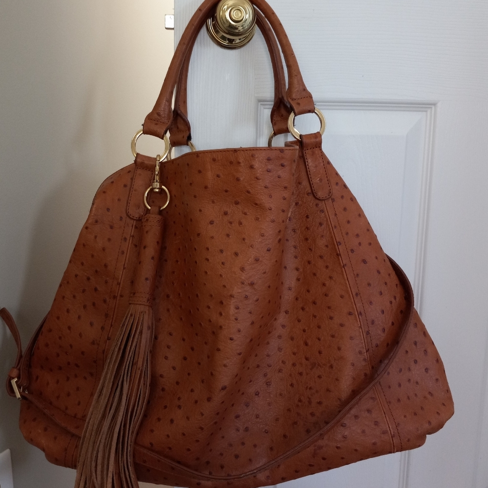 G.I.L.I. First Version of Large Ostrich-Embossed Roma (QVC Item A227185)